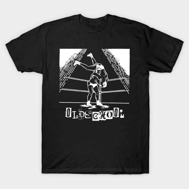 Oldschool Wrestling T-Shirt by GodsBurden